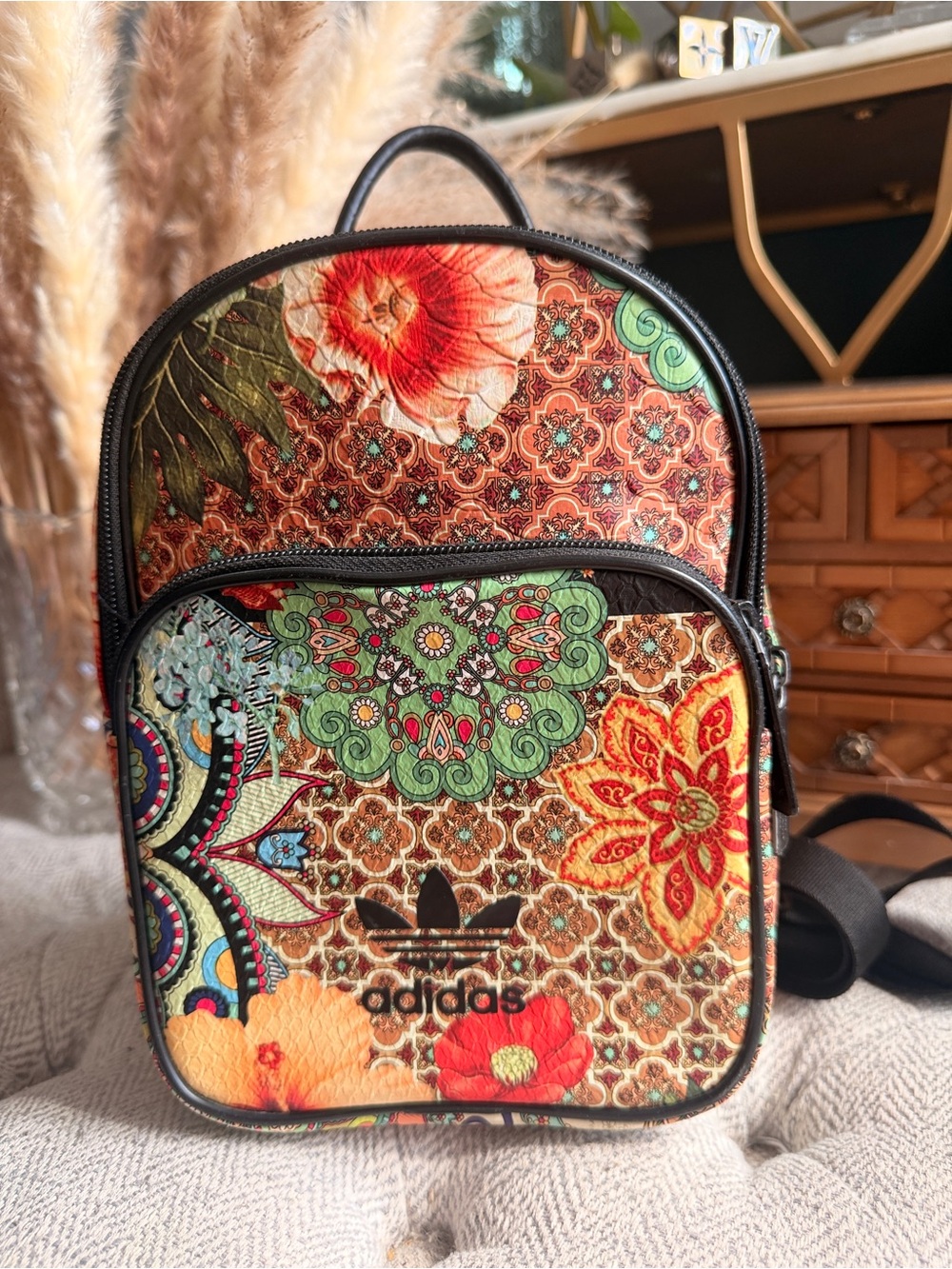 Adidas x FARM Rio Floral Mini Backpack Multicolor